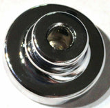 UP Wiper Control Knob Chrome Aluminum w/ Purple Maltese Cross Sticker #23627