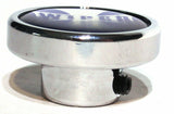 UP Wiper Control Knob Chrome Aluminum w/ Purple Maltese Cross Sticker #23627