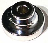 UP Wiper Control Knob Chrome Aluminum w/ Red Maltese Cross Sticker #23628