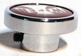 UP Wiper Control Knob Chrome Aluminum w/ Red Maltese Cross Sticker #23628