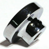Wiper Control Knob Chrome Aluminum w/ Silver Maltese Cross Sticker UP#23629