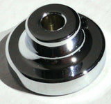 Wiper Control Knob Chrome Aluminum w/ Silver Maltese Cross Sticker UP#23629