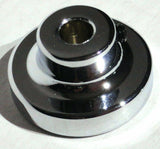 Wiper Control Knob Chrome Aluminum w/ Silver Maltese Cross Sticker UP#23629
