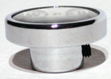 Wiper Control Knob Chrome Aluminum w/ Silver Maltese Cross Sticker UP#23629