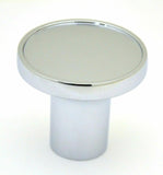 Air Brake Knob Tractor Screw-On Chrome w/ Purple Maltese Cross Sticker #23657
