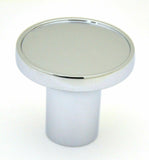 Air Brake Knob Tractor Screw-On Chrome w/ Purple Maltese Cross Sticker #23657