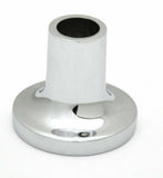 Air Brake Knob Tractor Screw-On Chrome w/ Purple Maltese Cross Sticker #23657
