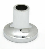 Air Brake Knob Tractor Screw-On Chrome w/ Purple Maltese Cross Sticker #23657