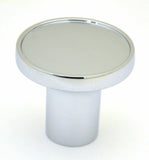 Air Brake Knob Tractor Screw-On Chrome w/ Silver Maltese Cross Sticker UP#23659