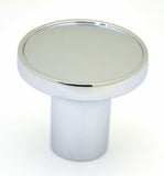 Air Brake Knob Tractor Screw-On Chrome w/ Silver Maltese Cross Sticker UP#23659