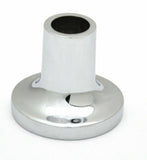 Air Brake Knob Tractor Screw-On Chrome w/ Silver Maltese Cross Sticker UP#23659