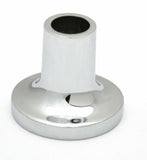 Air Brake Knob Tractor Screw-On Chrome w/ Silver Maltese Cross Sticker UP#23659