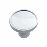 Air Brake Knob Trailer Screw-On Chrome w/ Silver Maltese Cross Sticker UP#23665