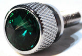 Dash Screws for Kenworth Green Jewel Chrome 3/4" Long Shaft UP#23810 Set of 2