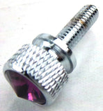 Dash Screws for Kenworth Purple Jewels Chrome 3/4" Long Shaft UP#23811 Set of 6