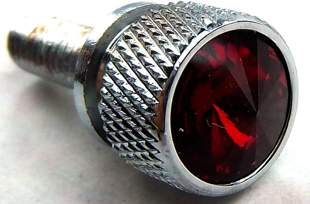 Dash Screws for Kenworth Red Jewels Chrome 3/4" Long Shaft UP#23812 Set of 6