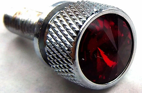Dash Screws for Kenworth Red Jewels Chrome 3/4" Long Shaft UP#23812 Set of 2