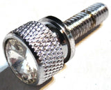 Dash Screws for Kenworth Clear Jewels Chrome 3/4" Long Shaft UP#23813 Set of 6