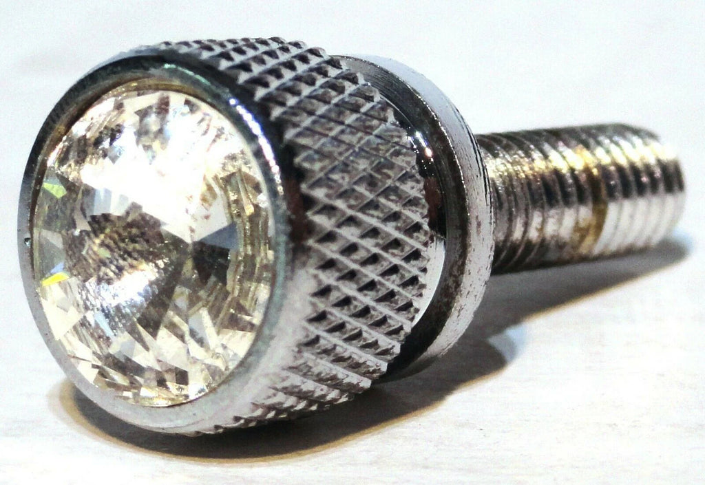 Dash Screws for Kenworth Clear Jewels Chrome 3/4" Long Shaft UP#23813 Set of 2