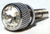 Dash Screws for Kenworth Clear Jewels Chrome 3/4" Long Shaft UP#23813 Set of 2
