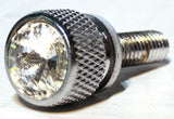 Dash Screws for Kenworth Clear Jewels Chrome 3/4" Long Shaft UP#23813 Set of 2