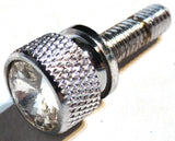 Dash Screws for Kenworth Clear Jewels Chrome 3/4" Long Shaft UP#23813 Set of 2