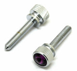 Dash Panel Screws for Kenworth Purple Jewel Chrome 1 3/4 Long UP#23818 Set of 2