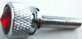 UP Dash Panel Screws for Kenworth Red Jewel Chrome 1 3/4" Tall #23819 Set of 2