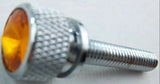 UP Dash Panel Screws for Kenworth Amber Jewel Chrome 1 3/4" Long #23821 Set of 2