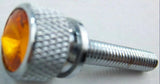 UP Dash Panel Screws for Kenworth Amber Jewel Chrome 1 3/4" Long #23821 Set of 2