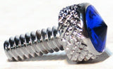 UP Dash Panel Screws for Peterbilt Blue Jewel Chrome 3/4" Tall #23832 Set of 2