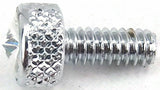 Dash Panel Screws for Peterbilt Clear Jewel Chrome 3/4" Tall #23833 Set of 2