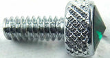 Dash Panel Screws for Peterbilt Green Jewel Chrome 3/4" Tall UP#23834, 2 Pack