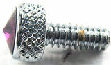 UP Dash Panel Screws for Peterbilt Purple Jewel Chrome 3/4" Tall #23835 Set of 2