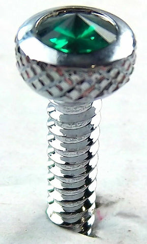 UP Dash Panel Screws for Freightliner Green Jewel Chrome 1 3/16" #23841 Set of 2
