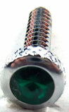 UP Dash Panel Screws for Freightliner Green Jewel Chrome 1 3/16" #23841 Set of 2
