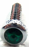 UP Dash Panel Screws for Freightliner Green Jewel Chrome 1 3/16" #23841 Set of 2