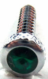 UP Dash Panel Screws for Freightliner Green Jewel Chrome 1 3/16" #23841 Set of 2