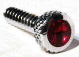 UP Dash Panel Screws for Freightliner Red Jewel Chrome 1 3/16" #23843 Set of 2