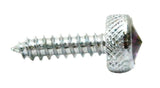 Upper Dash Screws for Kenworth Chrome Knurled Purple Jewel 1" UP#23884 Set of 6