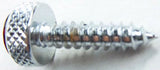 Kenworth Chrome Upper Dash Screws Red Jewel Knurled 1" UP#23885 Set of 6