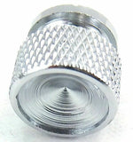 UP Bolt Heads for Peterbilt Kenworth Indented Top Chrome #23906 Set of 4