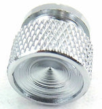 UP Bolt Heads for Peterbilt Kenworth Indented Top Chrome #23906 Set of 4