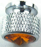 UP Bolt Heads for Peterbilt Freightliner Amber Jewel Chrome #23907 Set of 4