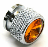 UP Bolt Heads for Peterbilt Freightliner Amber Jewel Chrome #23907 Set of 4