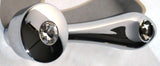 Chrome Die-Cast Window Crank 16-Spline 7/16 OD Adapter - Clear Crystal UP#24017