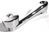 Chrome Die-Cast Window Crank 16-Spline 7/16 OD Adapter - Clear Crystal UP#24017
