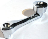 Chrome Die-Cast Window Crank 16-Spline 7/16 OD Adapter - Clear Crystal UP#24017