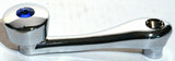 Window Crank for 3/8" Square Regulator Shaft Blue Jewel Chrome UP#24023 Each