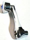 Window Crank for 3/8" Square Regulator Shaft Blue Jewel Chrome UP#24023 Each